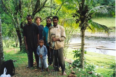 Ryan Spencer with a Fiji Tribe
