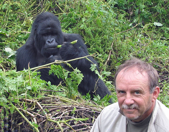 Fred Krakowiak with Gorilla