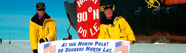 At the North Pole, 25 July 2008