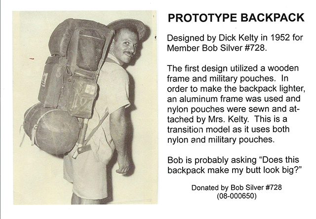 Bob Silver with Prototype Backpack