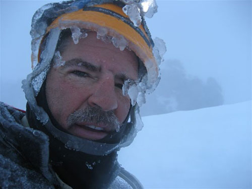 Photo of Mike Leum on Mt. Hood