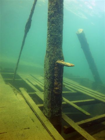 Wreck of the Harrison in Lake Coeur d’Alene