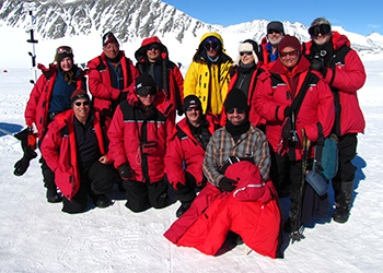 TravelQuest Group in Union Glacier Basecamp