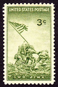 Iwo Jima 3 Postage Stamp