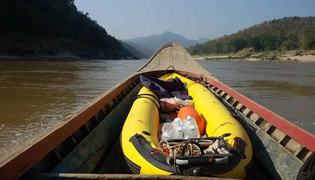 Taking Transport to Take-Out Point on Salween River, Northern Thailand